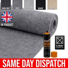 4 Way Stretch Carpet Lining DIY Caddy Camper Van Conversions 5 Colours, Any Size