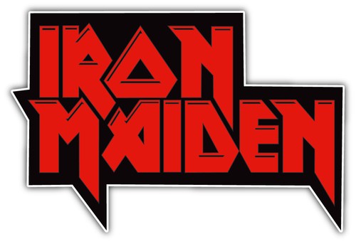 Iron maiden logo - maiden, car