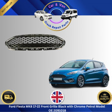 Front Grille Black/Chrome for