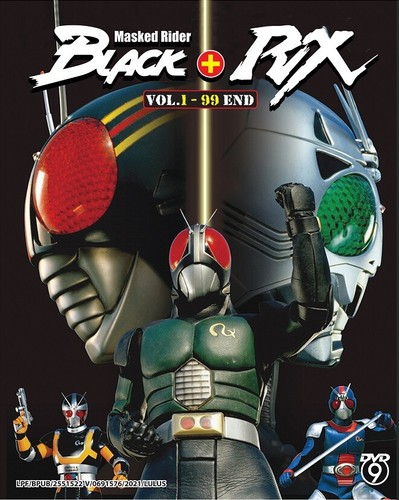 Dvd masked rider black - rider, +