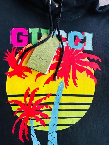 Gucci sunset hooded sweatshirt - sunset,