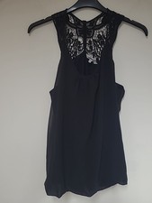 Peacocks Black Lace Detail