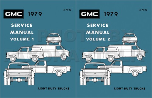 1979 gmc truck shop manual - gmc,