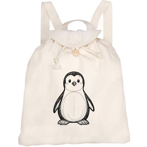 Penguin cartoon canvas - cartoon',