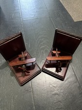 Vintage Woodentops Of London Bookends Sopwith Camel 
