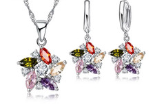 925 Sterling Silver Crystal