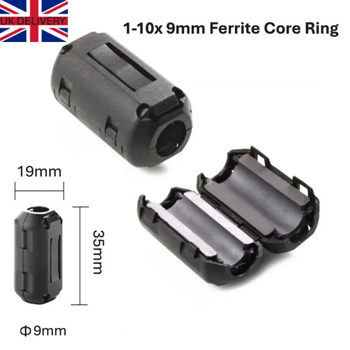 10x 9mm ferrite core - 1-10x, noise