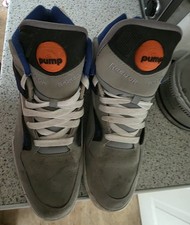 Reebok Pump UK 9 Grey Blue