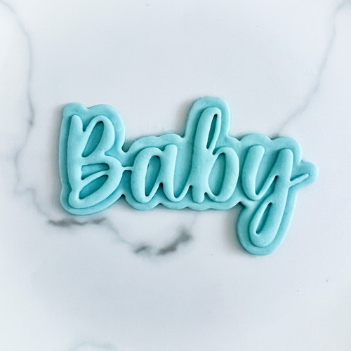 Baby cookie stamp debosser - baby, +