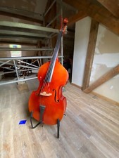 3/4 double bass Tatra Rosetti Stradivarius Model Cremona vintage upright 20th