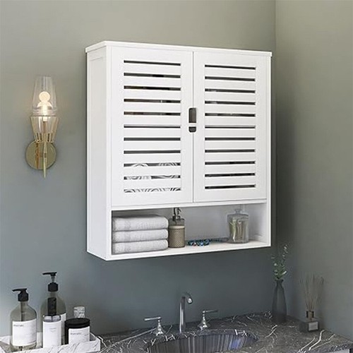 Double door bathroom - bathroom, cabinet