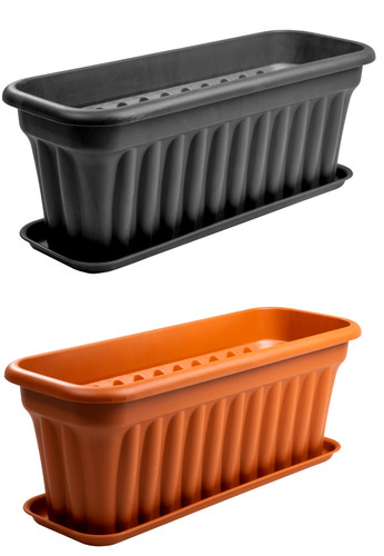 Large extra long - trough, plant