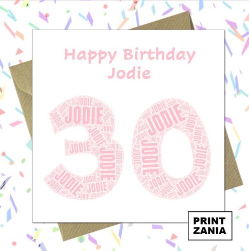 Personalised 30th birthday - personalised,