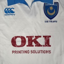 Rare Original Portsmouth 2008/2009 Away Long Sleeve Football Shirt Mens XL