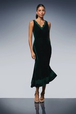 Wallis Emerald Fit & Flare