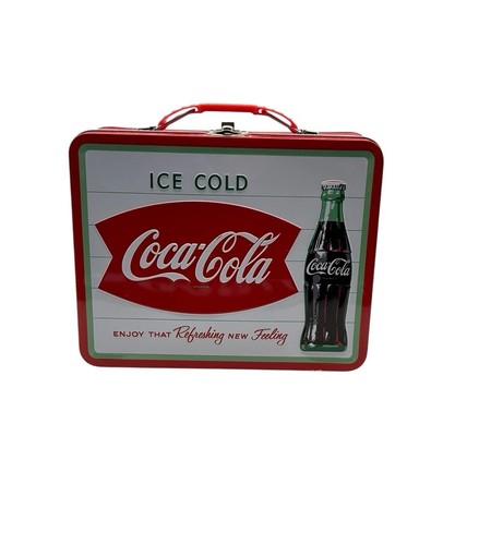 Coca cola tin embossed lunch - coca,
