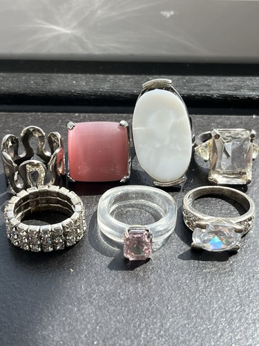 Job lot vintage rings - job,