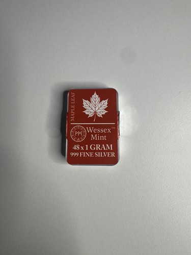 Wessex mint 48x silver bars - mint,