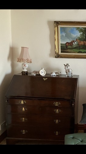 Mahogany antique desk big - mahogany,