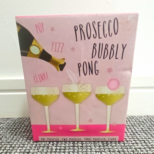 Prosecco bubbly pong beer - bubbly,