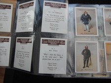 ONE COMPLETE SET CIGARETTE CARDS COPES DICKENS CHARACTER SERIES