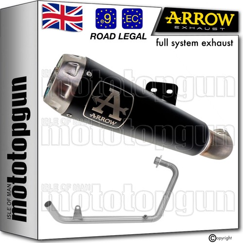 Full system exhaust open black - full,