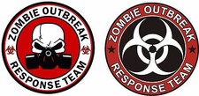 2 x Zombie Outbreak Stickers Surf Vinyl Decal EURO van DUB  Funny Jap laptop