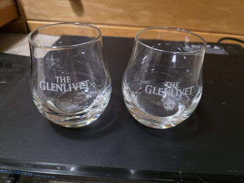 Glenlivet whisky glasses - 2, x