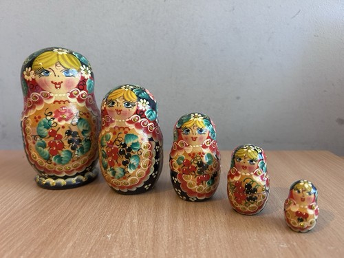 Five piece russian matryoshka - piece,