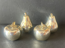 Gold Coloured Ceramic Fruit