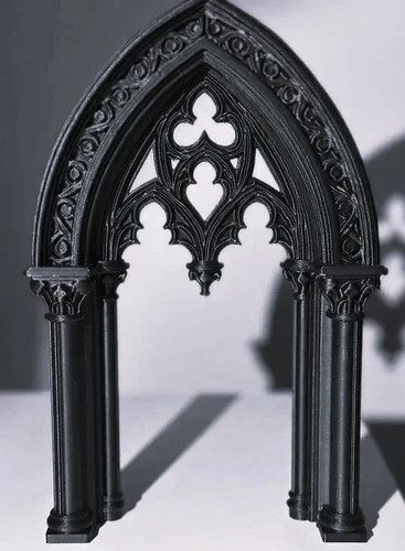 Gothic cathedral arch - cathedral, dark