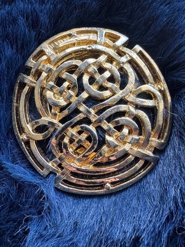Vintage scarf clip celtic - –,