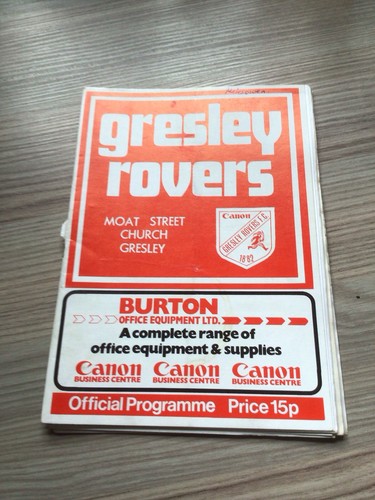 Gresley rovers halesowen - rovers, v