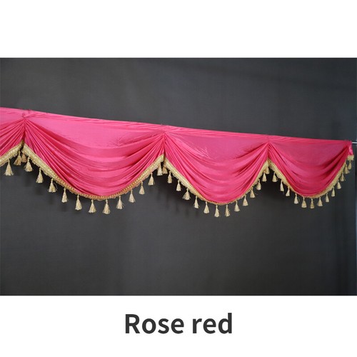 Faux silk valance vintage - faux,