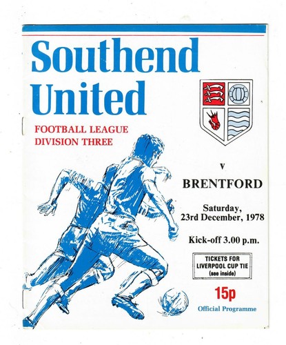 Southend united 1978 - southend,