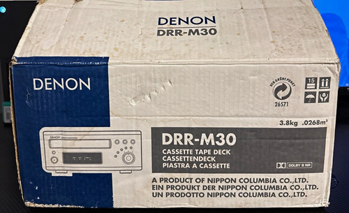 Denon drr m30 silver cassette - drr-m30,