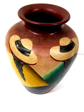 Vintage Pottery Vase Hand