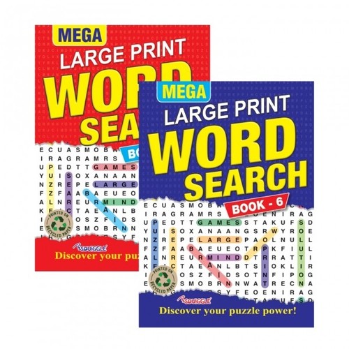 Word search books mega - word,