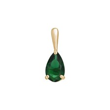 Teardrop Natural Emerald 9ct