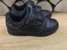 Memphis One Boys School Leather Shoes Black Colour Size 30, UK 11.5