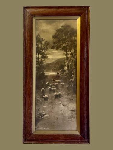 Antique elmer keene etching - elmer,