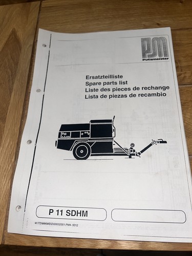 Putzmeister concrete pump p11 - pump,