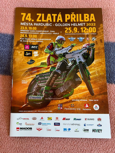 Speedway programme golden - speedway,