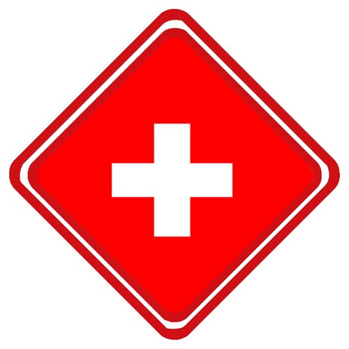 Switzerland aluminium car sign - aluminium,