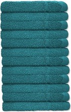 48X Luxury Face Cloths 100% Egyptian Cotton Soft Wash Cloths Quick Dry Flannels.