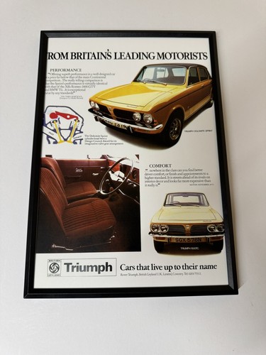 New framed print 1976 - new, triumph