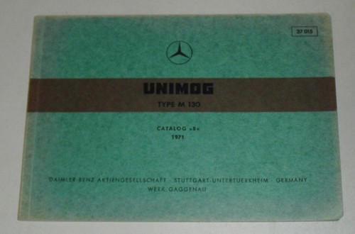 Parts catalog mercedes - parts, unimog