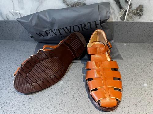 Mens leather fisherman - mens,