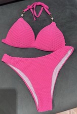 Ladies Medium Pink Jewelled