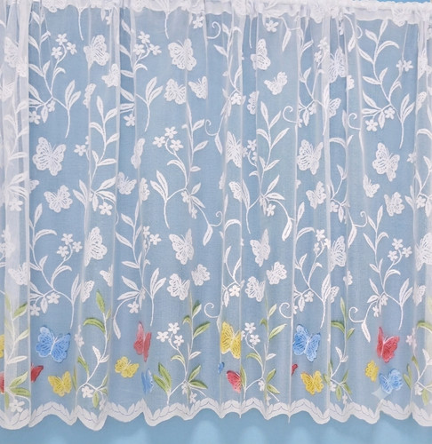 Meadow coloured floral net - meadow,